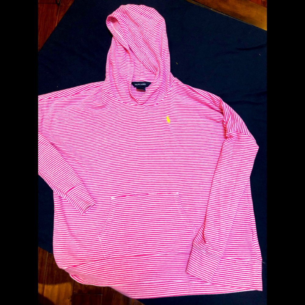 Ralph Lauren Girls 14-16 Pullover Hoodie